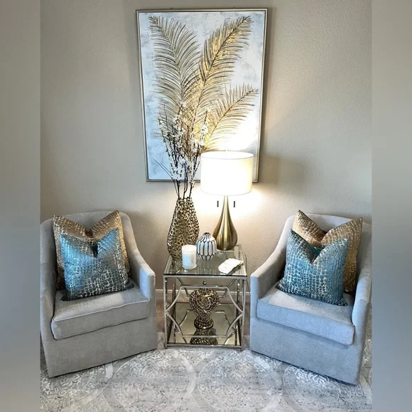 1-NWT CALDEIRA DECORATIVE PILLOWS MADE IN UK (read description for details)